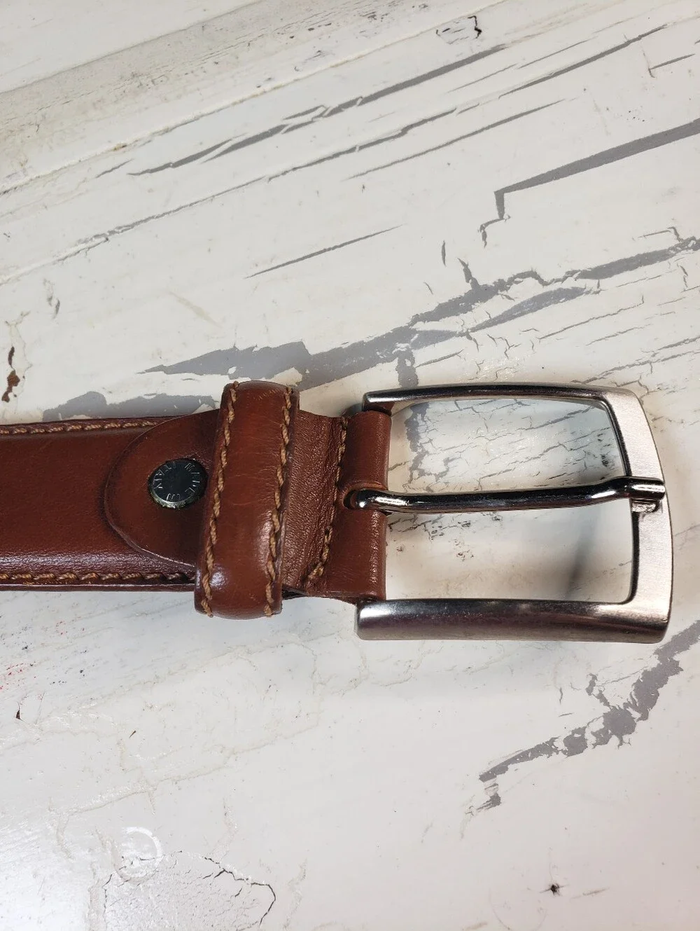 Scuola del Cuoio 'Firenze' Handmade Italian Leather Belt - Men's size 34-36